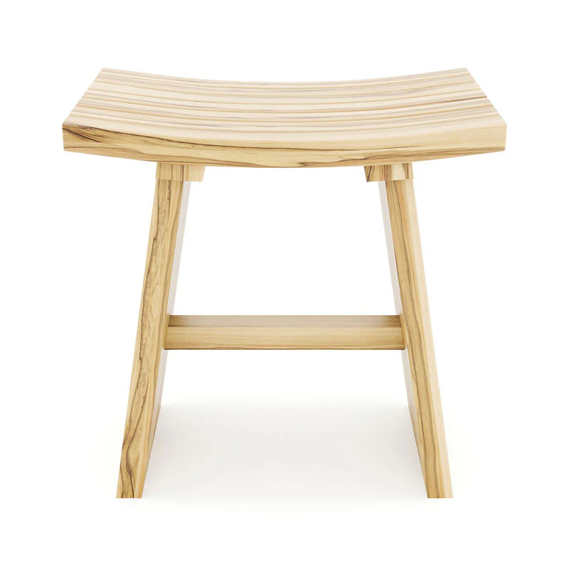 Zapatera Teak Shower Stool - Image 5